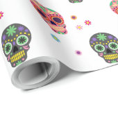 Tag der toten Zuckerschluchten Geschenkpapier (Rolleneckpunkt)