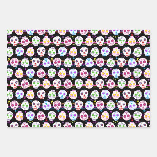 Tag der toten Zuckerschluchten Geschenkpapier Set (Vorderseite 2)