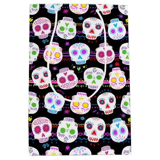 Tag der toten Zuckerschluchten Mittlere Geschenktüte (Vorderseite)