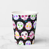 Tag der toten Zuckerschluchten Pappbecher (Rückseite)