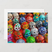 Tag der toten Zuckerschluchten Postkarte (Vorne/Hinten)