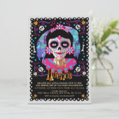 Tag der Toten, Zuckerschnecken Einladung (Stehend Vorderseite)