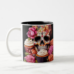 Tag der Toten Zweifarbige Tasse