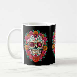 Tag der Totenkopf-Blumen der Regierungsbehörde Kaffeetasse