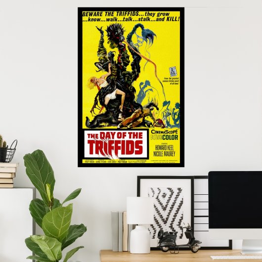 TAG DER TRIFFIDS POSTER (Heimbüro)