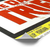 Tag der Triffids - Vintager Horror Poster (Ecke)