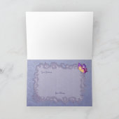 Tag der Tulips und Schmetterlinge Karte (Innenseite)