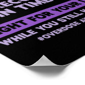 Tag der Überdosierung Poster (Ecke)