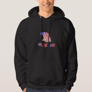 Tag der Unabhängigkeit 4. Juli Adler Hoodie