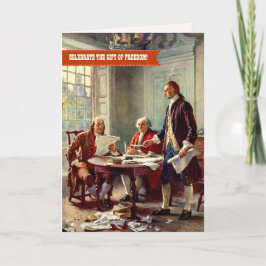 Tag der Unabhängigkeit, 4. Juli Kunst der Kunst Karte