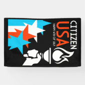 Tag der Unabhängigkeit Amerikas Banner (Horizontal)