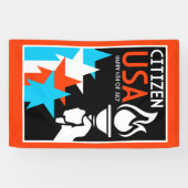 Tag der Unabhängigkeit Amerikas Banner (Horizontal)
