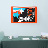 Tag der Unabhängigkeit Amerikas Banner (Messe)