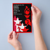 Tag der Unabhängigkeit Amerikas Flyer (Handgriff)