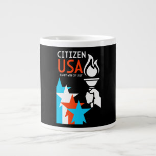 Tag der Unabhängigkeit Amerikas Jumbo-Tasse