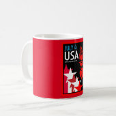 Tag der Unabhängigkeit Amerikas Kaffeetasse (Vorderseite Links)