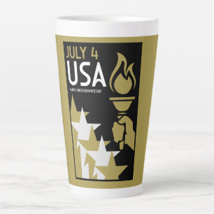 Tag der Unabhängigkeit Amerikas Milchtasse