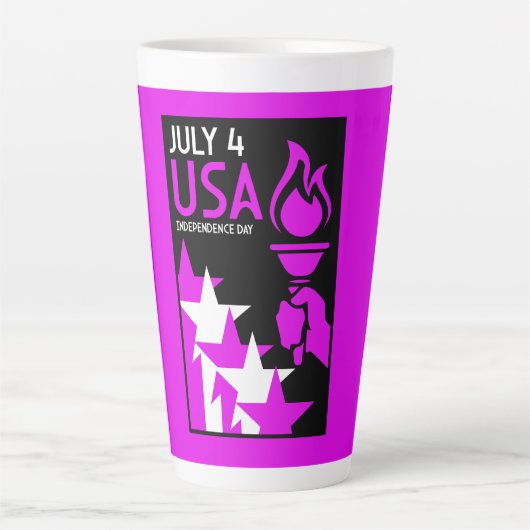 Tag der Unabhängigkeit Amerikas Milchtasse (Vorderseite)
