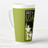 Tag der Unabhängigkeit Amerikas Milchtasse (Linke Ecke)