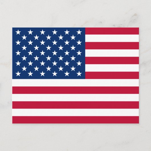 Tag der Unabhängigkeit der amerikanischen Flagge P Postkarte (Vorderseite)