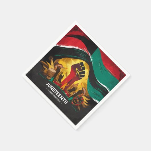 Tag der Unabhängigkeit der Juniter Serviette (Ecke)