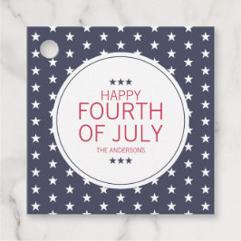 Tag der Unabhängigkeit der klassischen Navy Amerik Geschenkanhänger