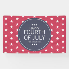 Tag der Unabhängigkeit der Roten Sterne Amerikanis Banner