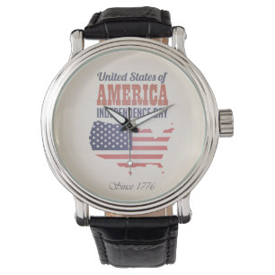 Tag der Unabhängigkeit der USA Armbanduhr