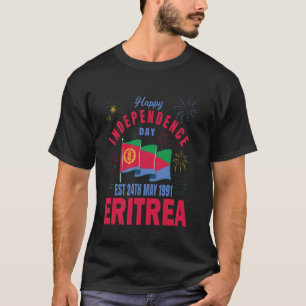 Tag der Unabhängigkeit Eritrea, eritreische Flagge T-Shirt