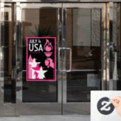 Tag der Unabhängigkeit Fensteraufkleber (Büro Tür)