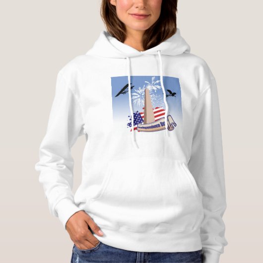 Tag der Unabhängigkeit Hoodie (Vorderseite)