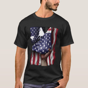 Tag der Unabhängigkeit US-Flagge Kalf Roper Pullov T-Shirt