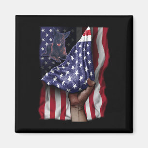 Tag der Unabhängigkeit US-Flagge Niederländischer Magnet