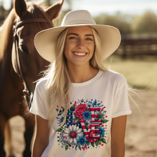 Tag der Unabhängigkeit von Patriotismus und Liebe T-Shirt