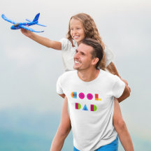 Tag der Väter der coolen Vater-farbigen geometrisc