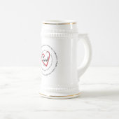 Tag der Vater und Väter Bierglas (VorderseiteRechts)