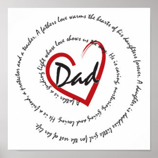 Tag der Vater und Väter Poster
