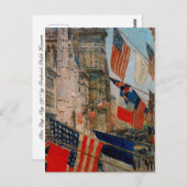 Tag der Verbündeten, Mai 1917 Postkarte (Vorne/Hinten)