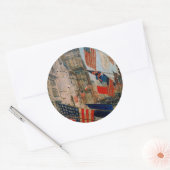 Tag der Verbündeten, Mai 1917 Runder Aufkleber (Umschlag)