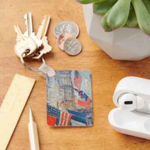 Tag der Verbündeten, Mai 1917 von Childe Hassam, V Schlüsselanhänger