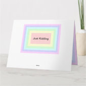 Tag der verrückten Väter Karte (Rückseite)