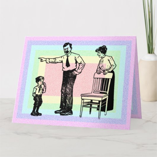 Tag der verrückten Väter Karte (Vorderseite)