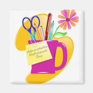 Tag der Verwaltungsfachangestellten-Design Magnet