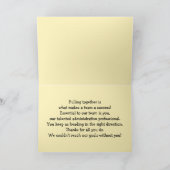 Tag der Verwaltungsfachleute Vielen Dank Dankeskarte (Innenseite)