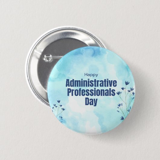Tag der Verwaltungspersonen Button (Vorne & Hinten)