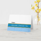 Tag der Verwaltungspersonen Karte (Gelbe Blume)