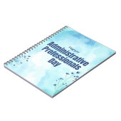 Tag der Verwaltungspersonen Notizblock (Linke Seite)