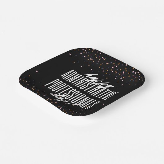 Tag der Verwaltungspersonen Pappteller (Gewinkelt)