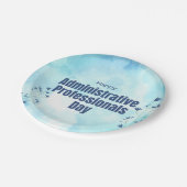 Tag der Verwaltungspersonen Pappteller (Schrägansicht)