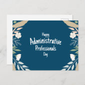 Tag der Verwaltungspersonen Postkarte (Vorne/Hinten)